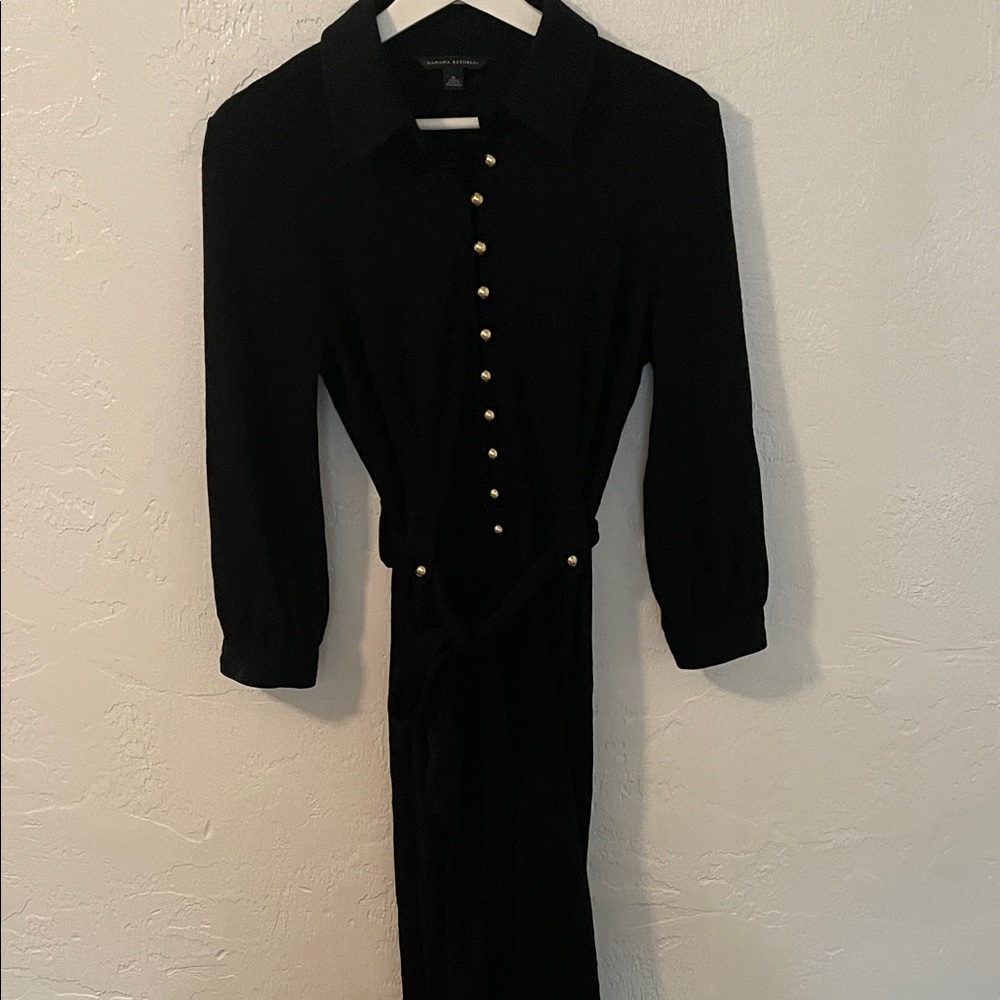 Banana Republic Black Wool Dress